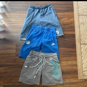 Nike Kids Blue and Gray Shorts Set